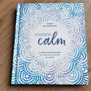 🔺️NWT Instant Calm, 2 Minute Meditations Book